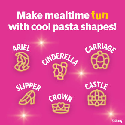(4 pack) Campbell’s Condensed Kids Soup Disney Princess Cool Shapes Pasta, 10.5 oz