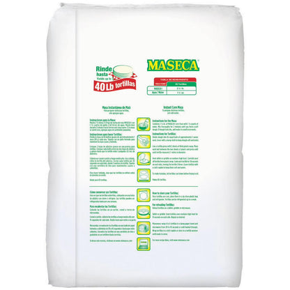 Maseca Gluten Free Instant Corn Masa Flour 22 lb