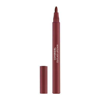 COVERGIRL Outlast Lipstain, 45 Brazen Raisin, Brown, 0.05 fl oz