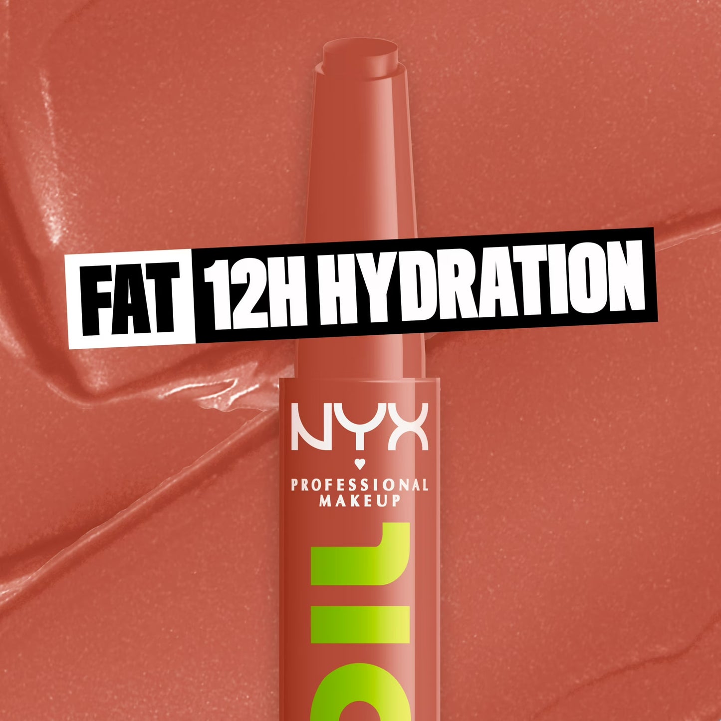 NYX Professional Makeup Fat Oil Slick Click Hydrating Tinted Lip Gloss with Lightweight Hydration, Verified, 0.07 oz