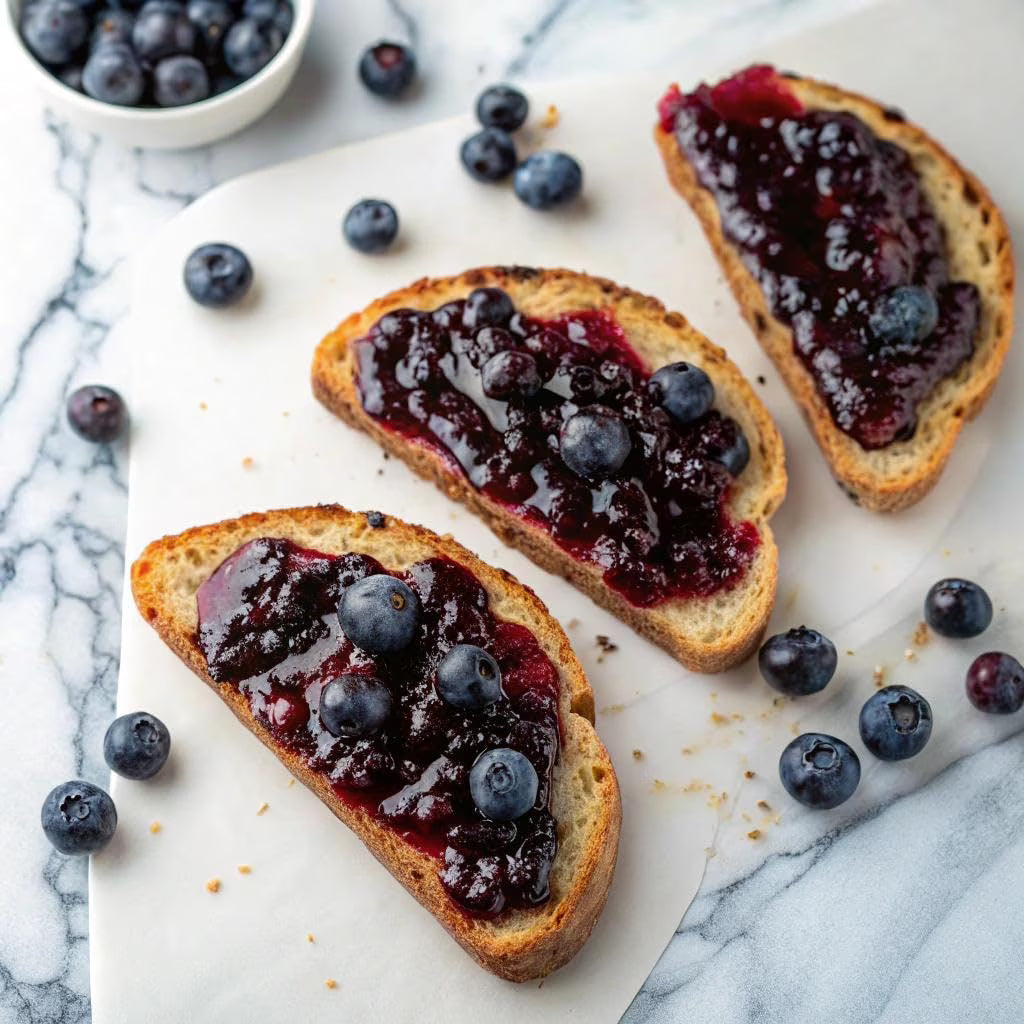 My Normal Low Calorie Blueberry Jam – Diabetic-Friendly, Canadian Blueberry 55% Fruit Jelly with Allulose, Keto & Zero Sugar Jam - Only 4 Ingredients, No Artificial Additives (320g, 11.28 oz)