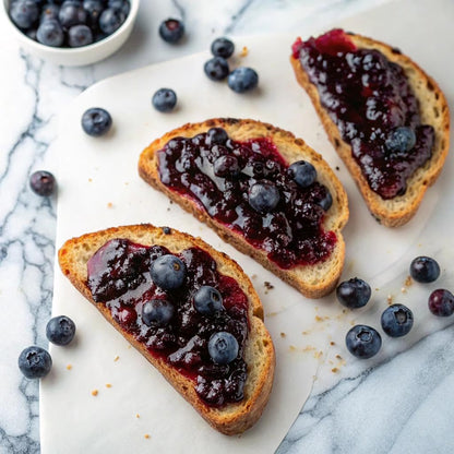 My Normal Low Calorie Blueberry Jam – Diabetic-Friendly, Canadian Blueberry 55% Fruit Jelly with Allulose, Keto & Zero Sugar Jam - Only 4 Ingredients, No Artificial Additives (320g, 11.28 oz)