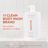 Native Body Wash for Women & Men, Sulfate Free, Naturally Derived Ingredients, Citrus & Herbal Musk, 36 fl oz
