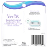 Venus Summer Surf Extra Smooth Sensitive Blade Refills, 4 Count