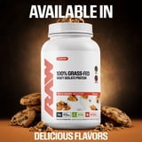 RAW Grass Fed Whey Isolate Protein, Milk & Cookies, 1.56 lbs.