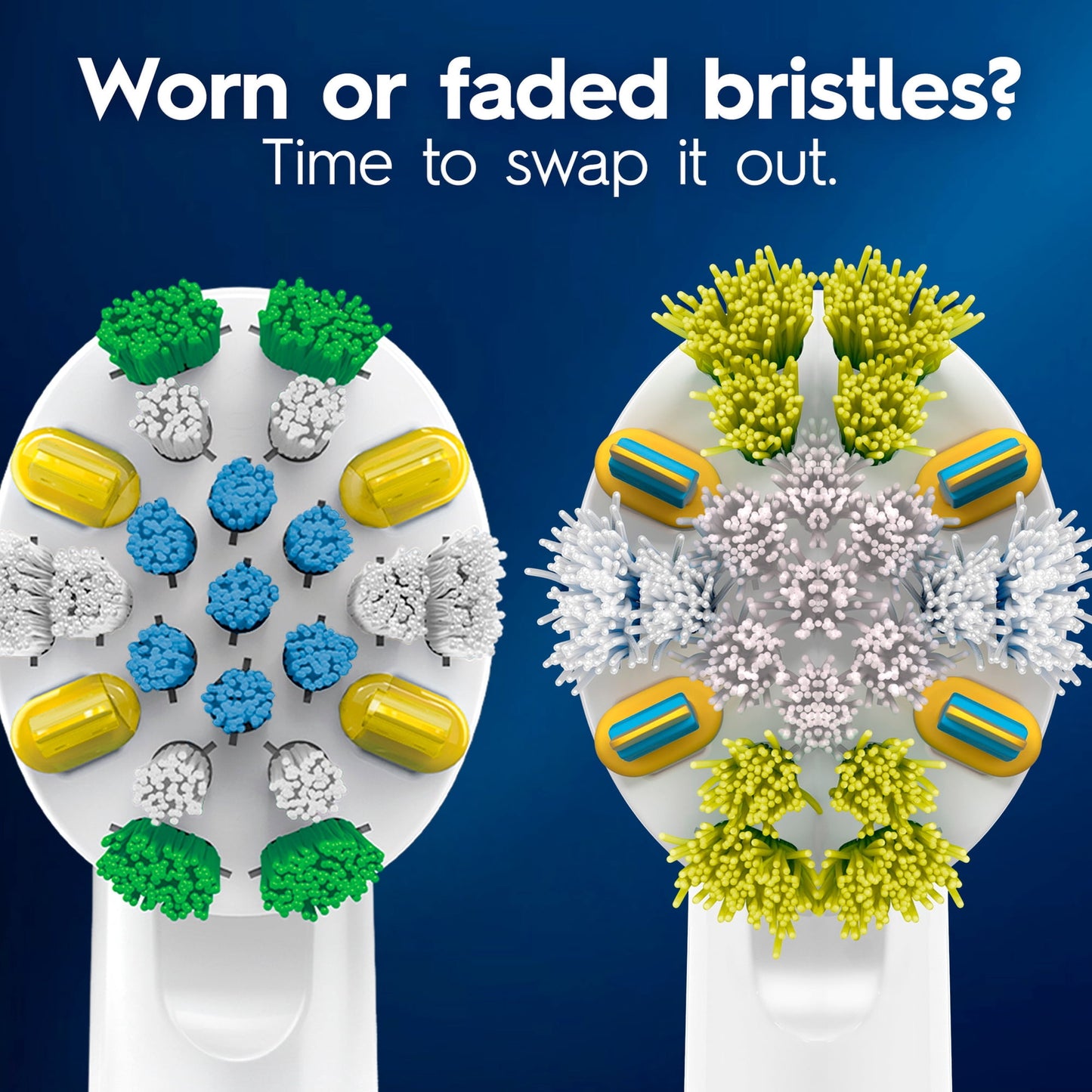 Oral-B Toothbrush Heads, FlossAction X-Filament Replacement Brush Heads, 2 Count