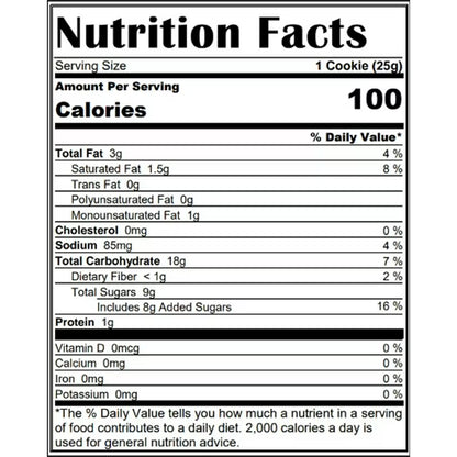 Homestyle Soft Baked Oatmeal Raisin Cookie 6 Count, Ready to Eat, Kosher Dairy, Contains: Eggs, Milk, Soy, Wheat