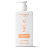 Native Moisturizing Shampoo Sweet Peach and Nectar 16.5 fl oz