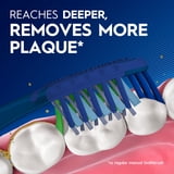 Oral-B Toothbrush, Pro Clean Cross Action, Deep Plaque Removal, Medium, 4 Count