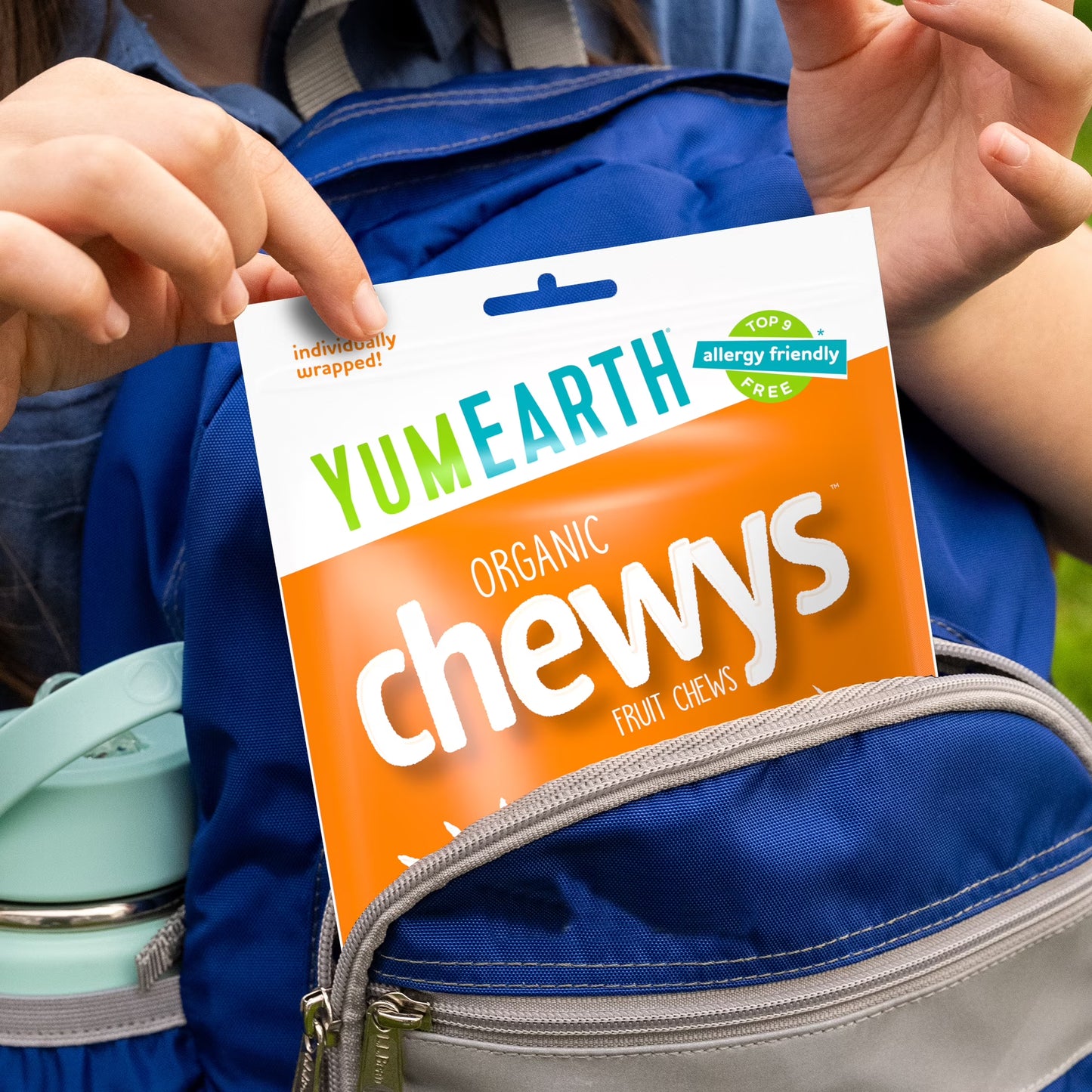 YumEarth Organic Chewys Assorted Fruit Flavors, Gluten Free Chewy Candy, 5oz Bag