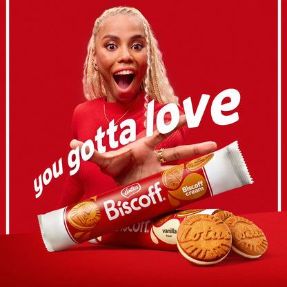 Biscoff Sandwich Cookies, Cookie Butter Creme, 2 Fresh Packs (11 cookies per pack)