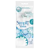 Simply Venus 2 Disposable Razors, 3 Count