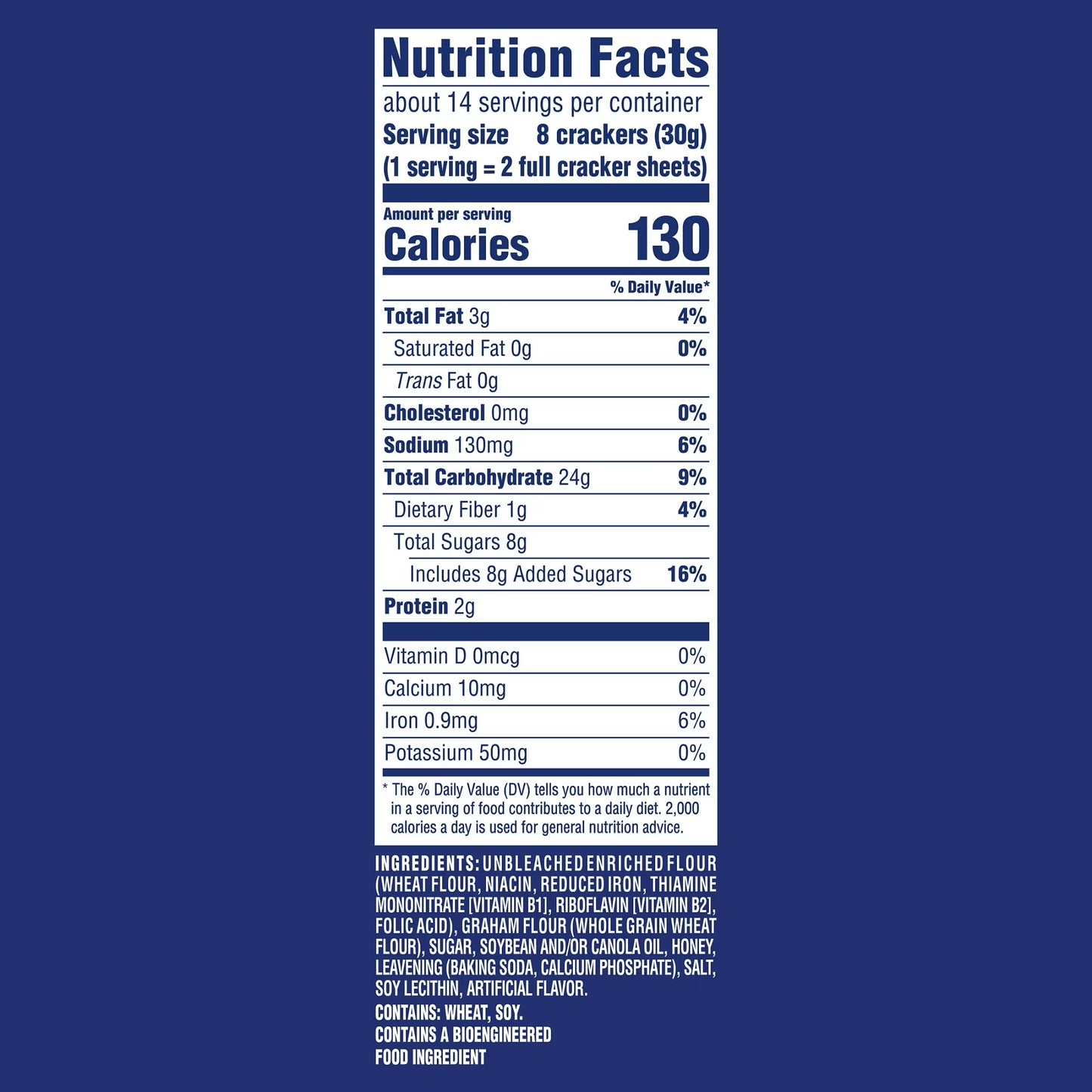 HONEY MAID Graham Crackers, Lunch Snacks, 14.4 oz