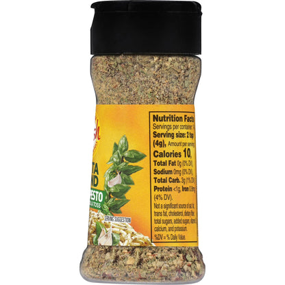 Dash Pasta Blend Garlic Pesto, Salt Free Seasoning Blend, 2.0 oz Bottle