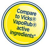 (4 pack) Equate Vaporizing Rub Topical Analgesic & Cough Suppressant Ointment, 1.76 oz, Compare to Vicks VapoRub Active Ingredients