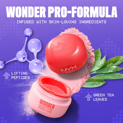 NYX Professional Makeup Wonder Snatch Translucent Setting Makeup Finishing Powder, Cheeky Cherry 02