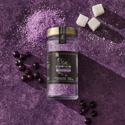 McCormick Black Currant Finishing Sugar, 2.75 oz Bottle