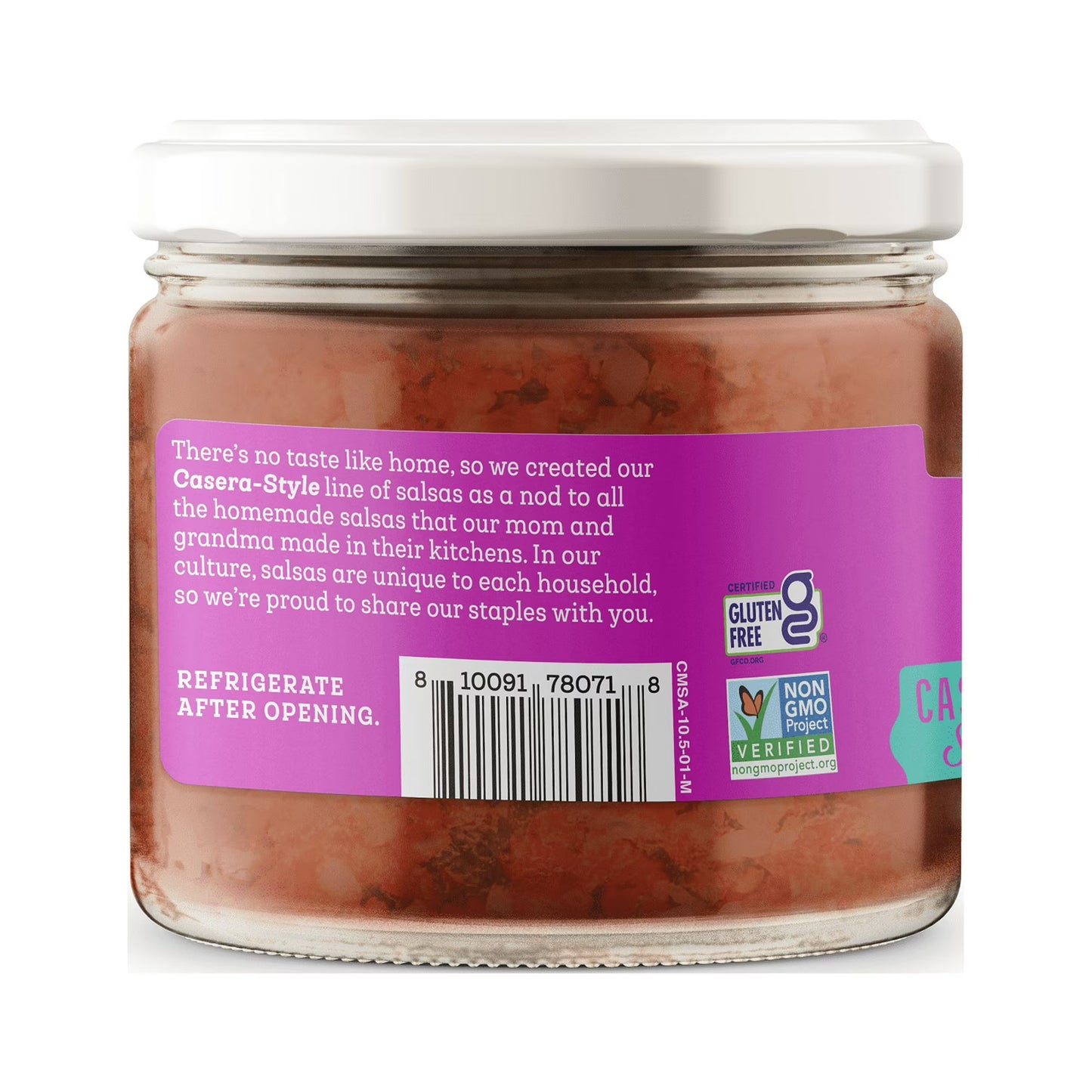 (3 pack) Siete Family Foods, Casera Salsa Roja, Mild, 10.5 oz.