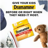 Dramamine Kids Chewable, Motion Sickness Relief, Grape Flavor, 8 Count