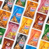 (4 pack) Chex Mix Cheddar Snack Mix, Savory Snack Bag, Family Size, 13.5 oz