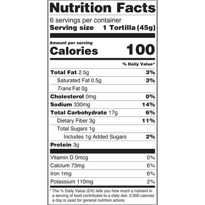 Ole Xtreme Wellness Gluten Free Soft Taco Flour Tortilla Wraps, 9.5 oz, 6 Count