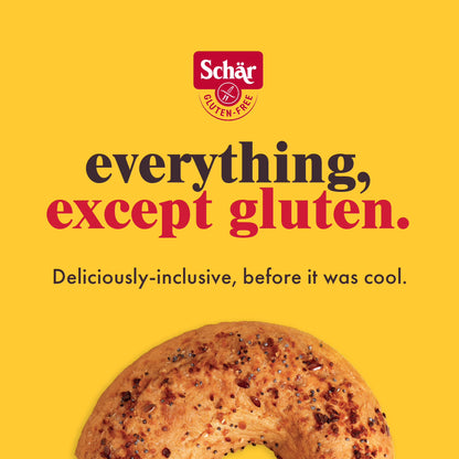 Schar Gluten Free Pre-Sliced Everything, Gluten Free Chewy Bagels, 14.1oz