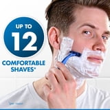 Gillette Sensor3 Comfort Men's Disposable Manual Razors, 12 Razors