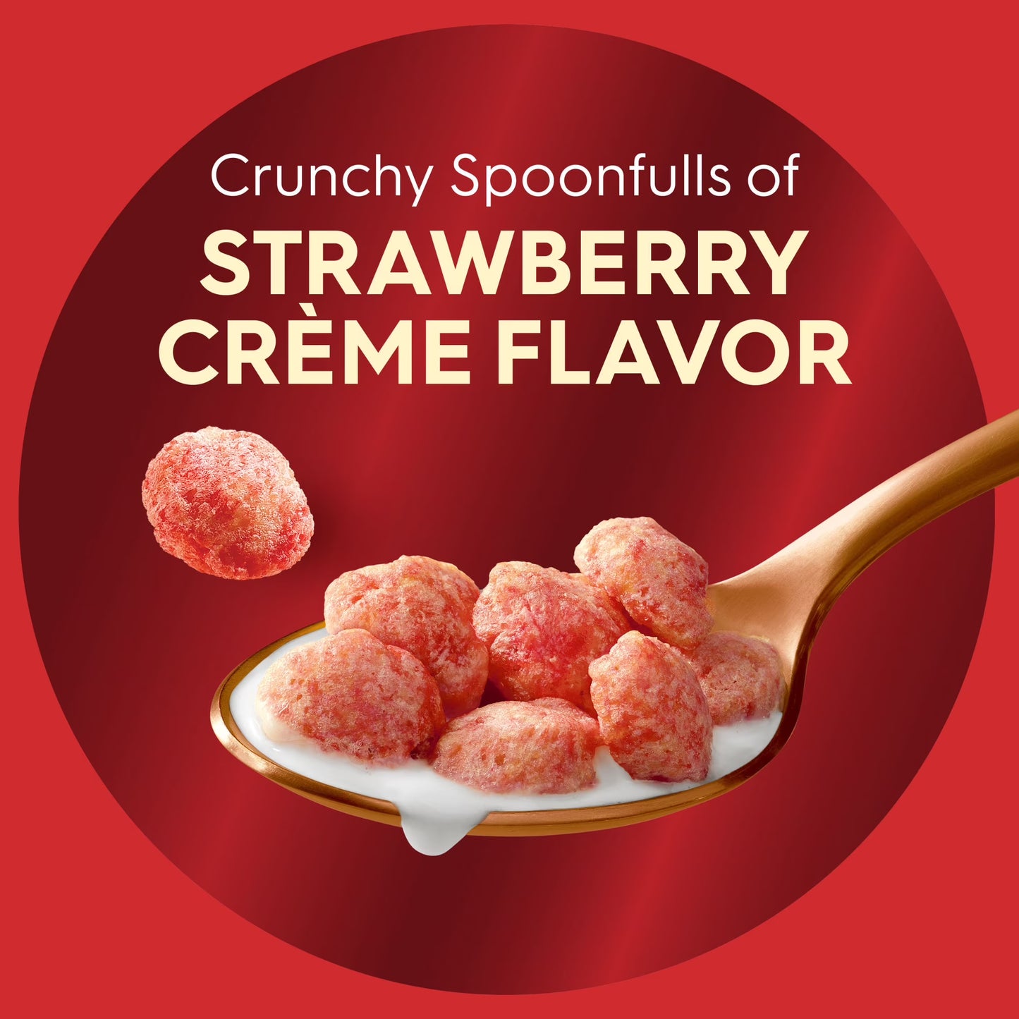 Kellogg's Special K Plus Strawberry Creme High Protein Zero Added Sugar Cereal Box, 8.1 oz