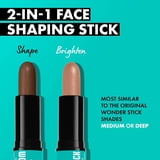 NYX Professional Makeup Wonder Stick, Cream Highlight & Contour Stick, Medium