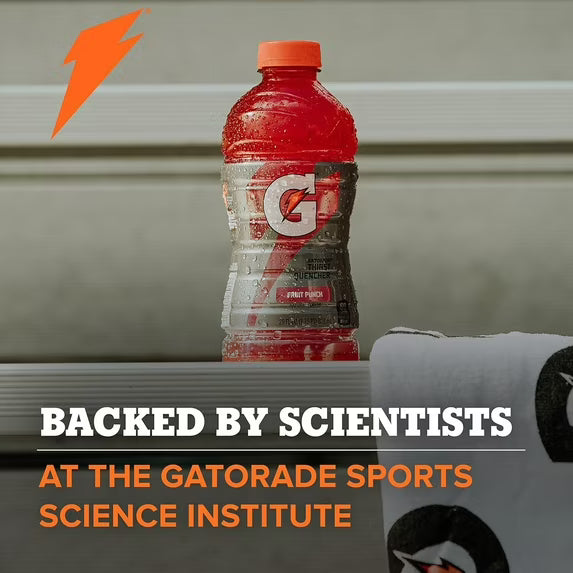 Gatorade Thirst Quencher Orange flavored Sports Drink 12 fl oz, 12 Count