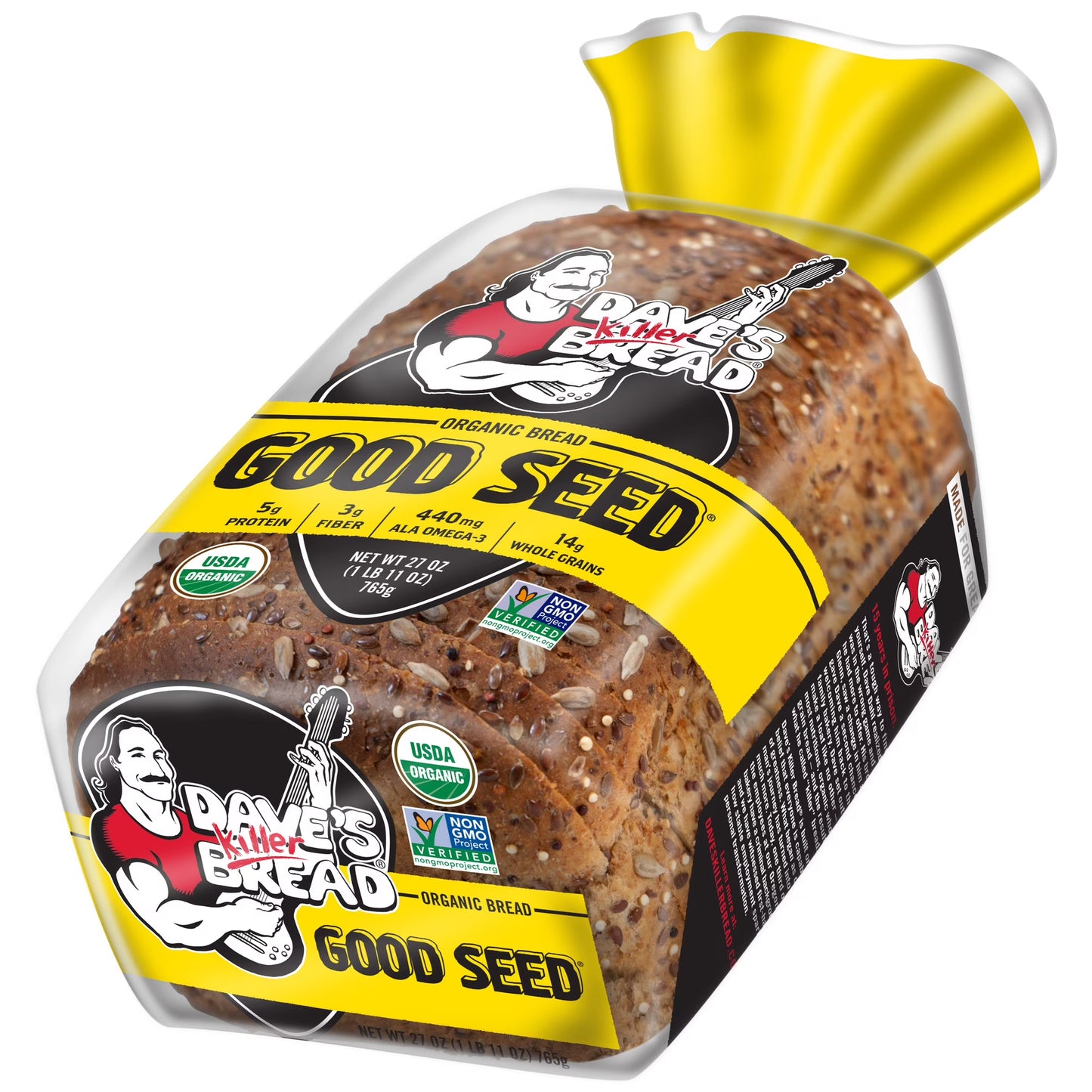 Dave's Killer Bread Good Seed, Whole Grain Organic Bread, 27 oz Loaf