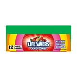 LIFE SAVERS Assorted Fruit Flavors Christmas Holiday Candy Canes Stocking Stuffers Individually Wrapped, 12 Count