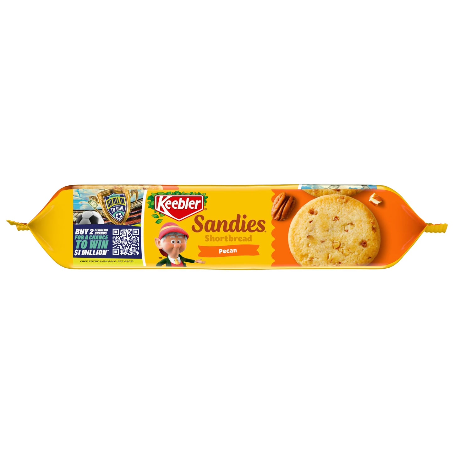 Keebler Sandies Pecan Cookies, Shortbread Cookies with Crunchy Pecans, 11.3 oz