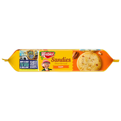 Keebler Sandies Pecan Cookies, Shortbread Cookies with Crunchy Pecans, 11.3 oz