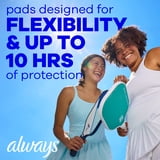 Always Infinity FlexFoam Pads for Women, Size 2, Heavy Pad with Wings, Unscented, 60 Count