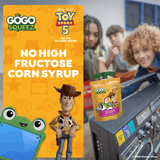GoGo squeeZ Toy Story 5 No Sugar Added Applesauce Variety Pouches, 3.2 oz (12 Pack)