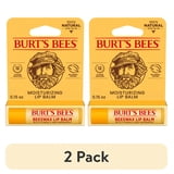 (2 pack) Burt's Bees 100% Natural Origin Moisturizing Beeswax Lip Balm, Peppermint, 1-Pack, 0.15 oz
