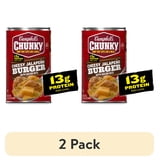 (2 pack) Campbell's Chunky Cheesy Jalapeno Burger with Bacon Bits Soup, 18.8 oz Can