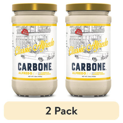 (2 pack) Carbone Fine Foods Alfredo Sauce, 15 oz