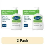 (2 pack) Cetaphil Moisturizing Face and Body Lotion for Normal to Dry Skin, Hydrating Fragrance Free, 16 fl oz