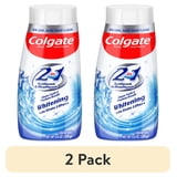 (2 pack) Colgate 2 in 1 Toothpaste and Whitening Mouthwash, Mint, 4.6 oz Squeeze Bottle