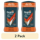 (2 pack) Degree Men 72-hour Antiperspirant Adventure Antiperspirant For Men With MotionSense Technology 2.7 oz Twin Pack