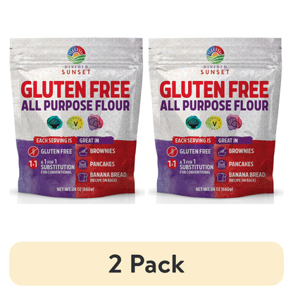 (2 pack) Divided Sunset Gluten Free, All-Purpose Flour 24oz