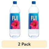 (2 pack) FIJI Natural Artesian Bottled Water 1.5 Liters / 50.7 fl oz (Single Bottle) -100% Natural Electrolytes