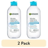 (2 pack) Garnier SkinActive Micellar Cleansing Water All in 1 Waterproof Makeup Remover, Face Cleanser, 13.5 fl oz
