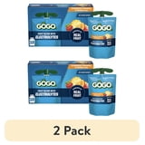 (2 pack) GOGO Electrolytes No Sugar Added Strawberry Pineapple & Orange Fruit Blend Pouches, 3.9oz (10 Pack)