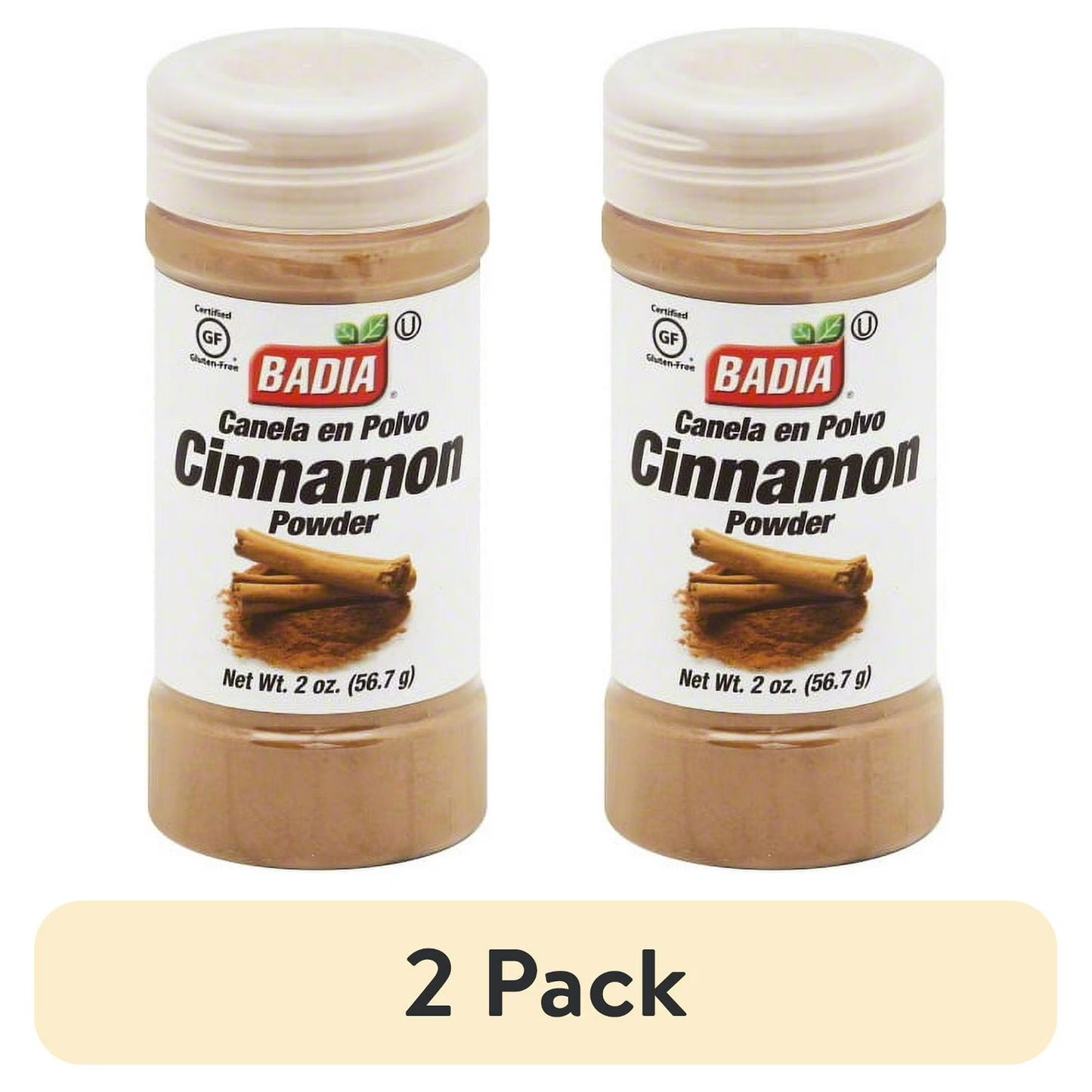 (2 pack) Badia Cinnamon Powder, 2 oz