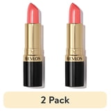 (2 pack) Revlon Super Lustrous Creme Lipstick, Creamy Formula, 807 Fire Peach, 0.15 oz