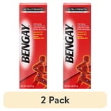 (2 pack) Ultra Strength Bengay Non-Greasy Topical Pain Relief Cream, 4 oz
