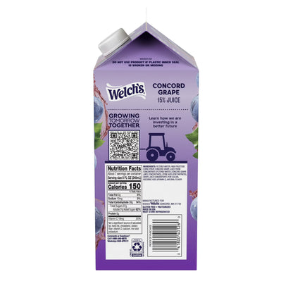 Welch's Concord Grape Fruit Juice Drink, 59 fl oz carton